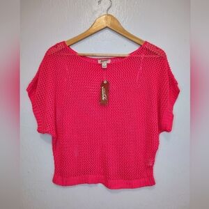 Arizona Jean Company Pink Knit Top